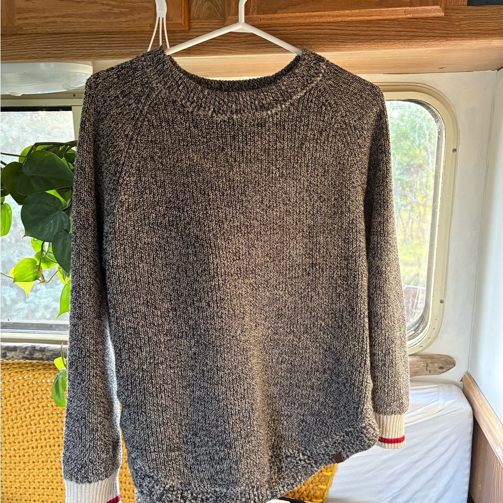 Roots Gray Women's Crew Neck Sweater